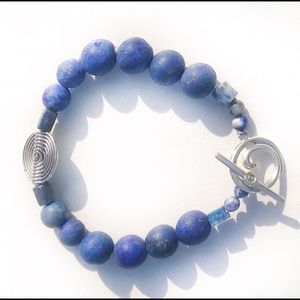 Lapis Lazuli Infinity Bracelet
